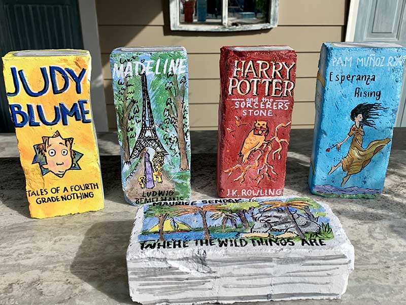 How to Make Book Bricks for your Little Free Library Little Free Library