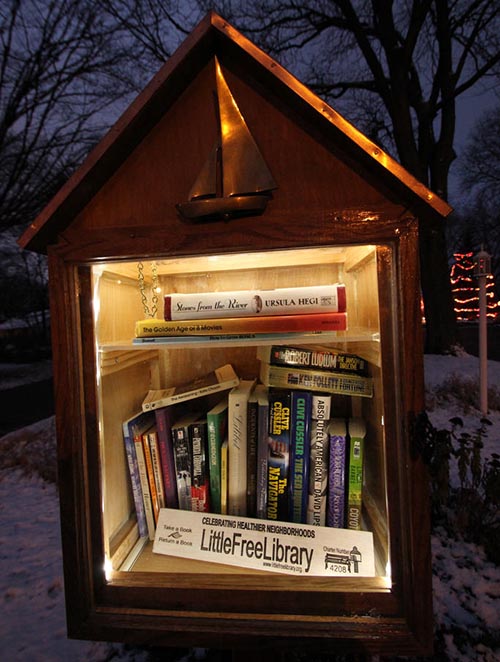 How To Install A Solar Light On A Little Free Library Little Free Library